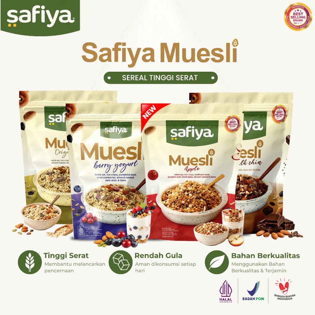 Safiya Muesli Dried Fruit & Nuts
