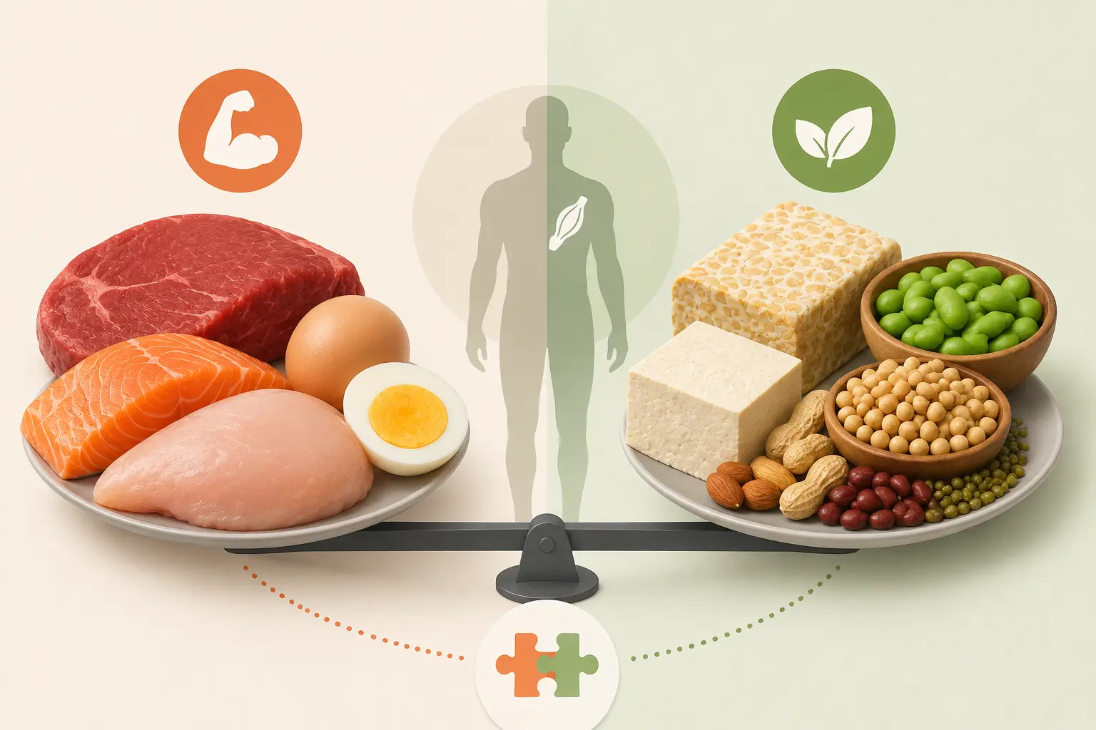 Perbandingan sumber protein hewani dan nabati